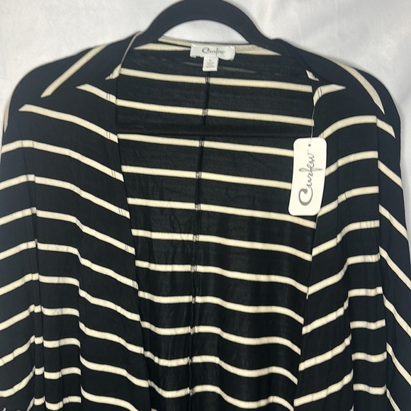 NWT CURFEW LIGHT STRIPE FLOWY CARDIGAN (Xl) - Picture 3 of 9